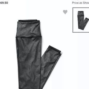 Knockout Victoria's Secret Silver Shimmer Leggings